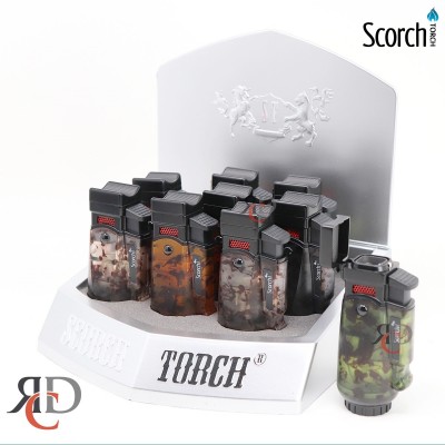 SCORCH TORCH 4T AUTO OPEN ACRYLIC DESIGN 9CT/ DISPLAY